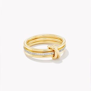 Kendra Scott Gold and Silver Ring